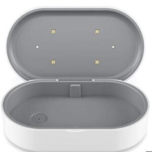Multifunctional UV Sterilization Box Wireless Fast Charging Portable Mobile Phone Cosmetics Ultraviolet Disinfection Lamp - White - Image 2
