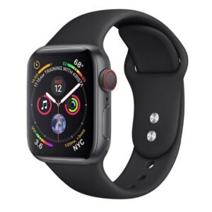 Apple Watch Silicone Strap - 42mm/44mm - Black