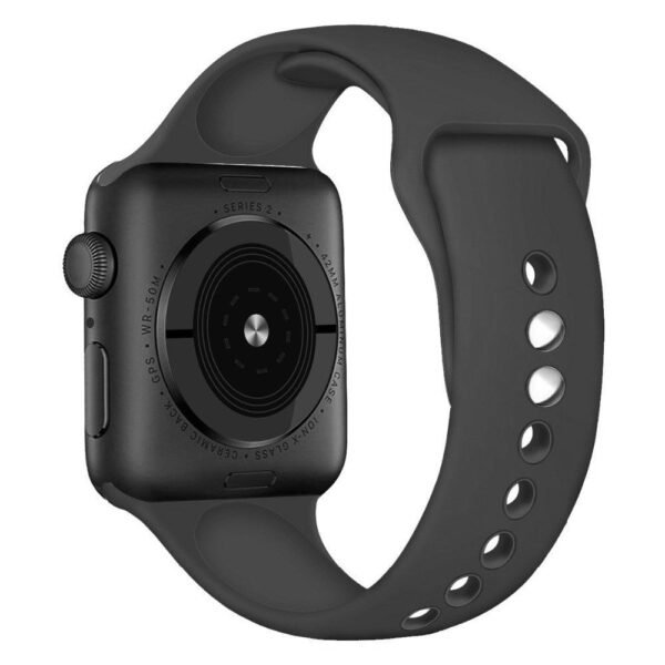 Apple Watch Silicone Strap - 42mm/44mm - Black