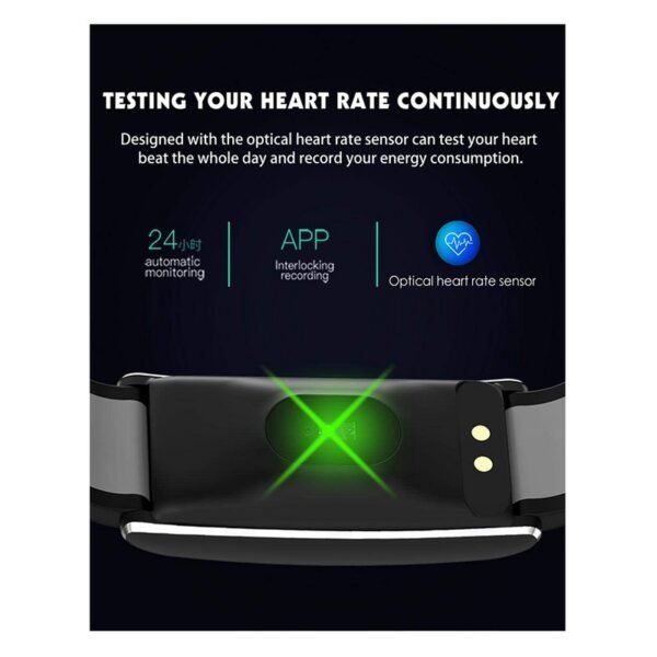 Fitness Tracker F10+ Smart Watch, IP67 Waterproof Activity Tracker - Black/Grey