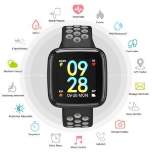 Smart Watch Heart Rate Monitor Tracker Fitness Sports Watch F15/ Y6 - Image 4