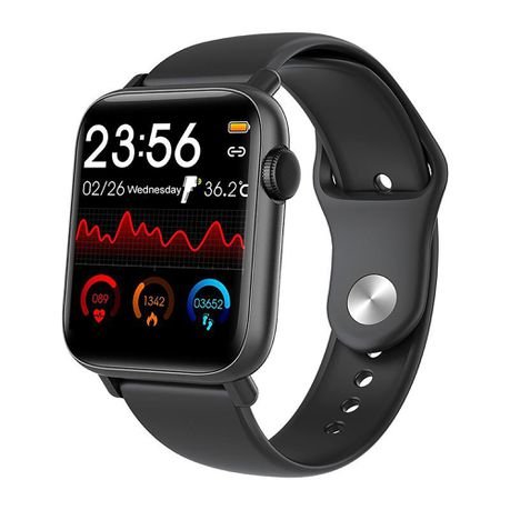 Smart Watch Heart Rate Monitor Tracker Fitness Sports Watch QS19 – Black