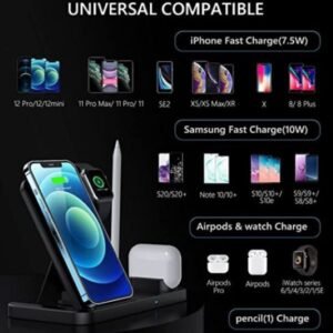 4-in-1 Wireless Fast Charger (compatible with iPhone and Android) - Image 2