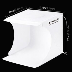 PULUZ PU5022 fat cow 2 LED lights highlight portable studio set small Photo Props photographic equipment - Image 2