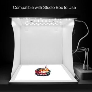 PULUZ PU5022 fat cow 2 LED lights highlight portable studio set small Photo Props photographic equipment - Image 3