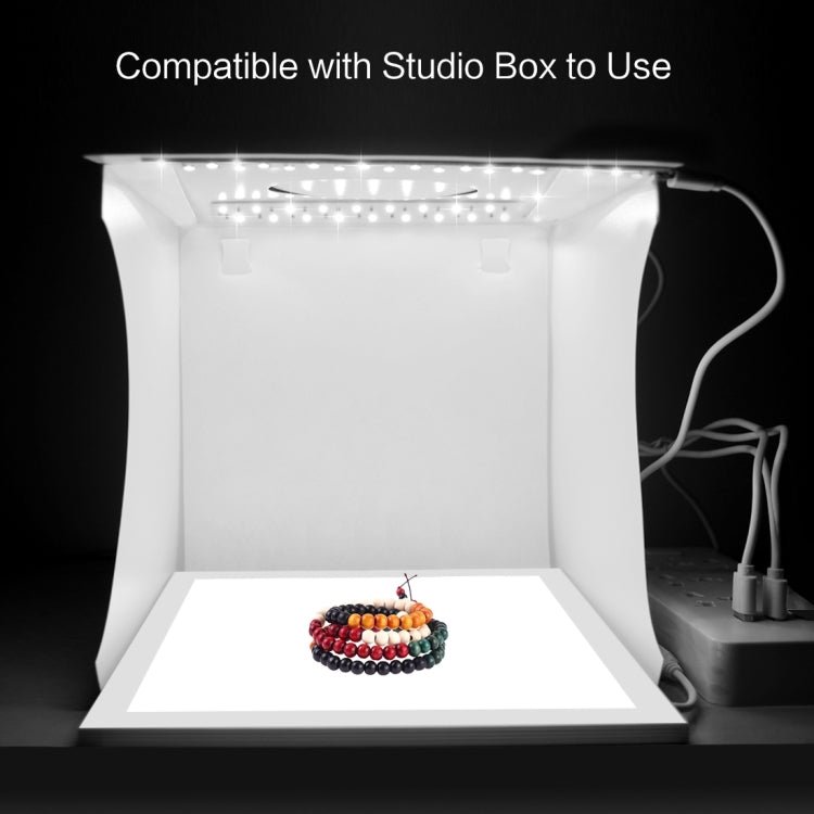 PULUZ PU5022 fat cow 2 LED lights highlight portable studio set small Photo Props photographic equipment - Image 3
