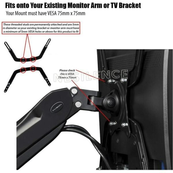 North Bayou Vesa Adapter with No Mounting Hole(FP-1)
