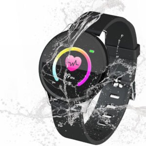 Polaroid PA58 Fitness Watch with Single Touch Smartwatch - Black