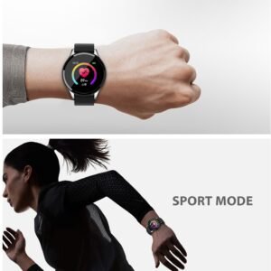 Polaroid PA58 Fitness Watch with Single Touch Smartwatch - Black - Image 6