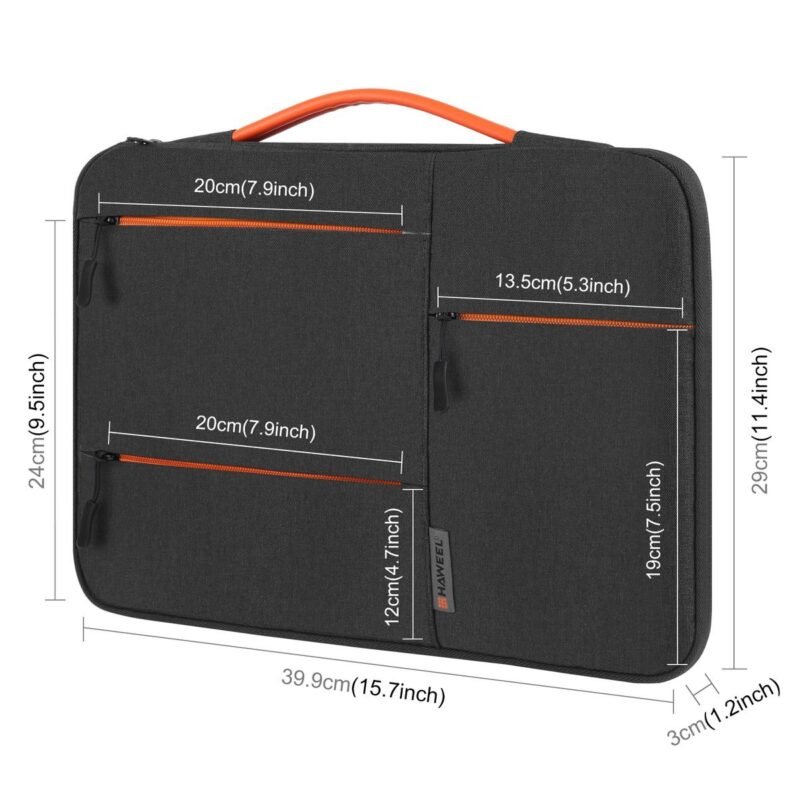 Haweel Laptop Carry Case 15 inch - Black