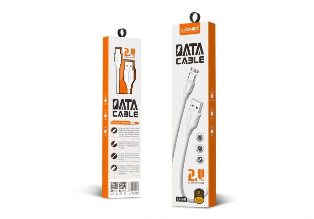 LDNIO LS362 Micro Cable 2.4A 2M