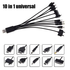 Universal 10 in 1 Multi USB Cable Car Charger for Mobile Phone - Image 4