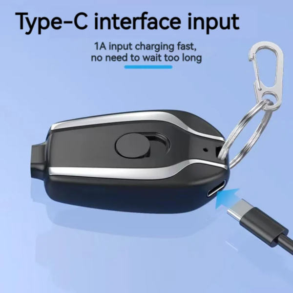 Power Bank - Type-C Keychain Emergency Charger