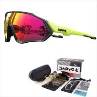 KAPVOE MTB Cycling Sunglasses With Multiple Interchangeable Lenses
