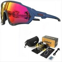 KAPVOE MTB Cycling Sunglasses With Multiple Interchangeable Lenses