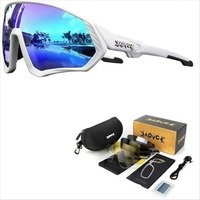 KAPVOE MTB Cycling Sunglasses With Multiple Interchangeable Lenses