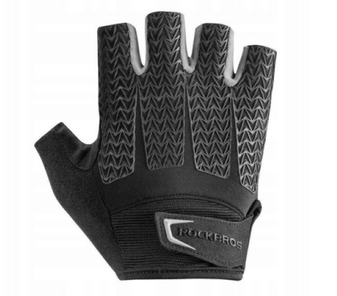 Rockbros MTB Half Finger Cycling Gloves - Image 2