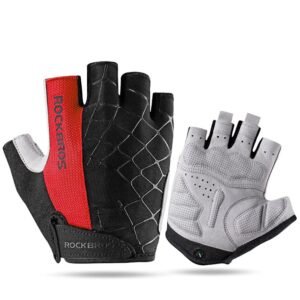 Rockbros Unisex MTB Shockproof Half Finger Cycling Gloves - Image 4