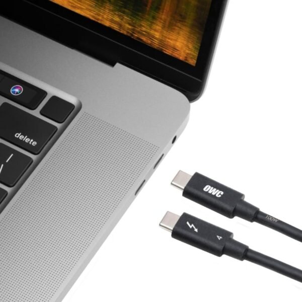 OWC Thunderbolt 3/4 2m Cable - Black
