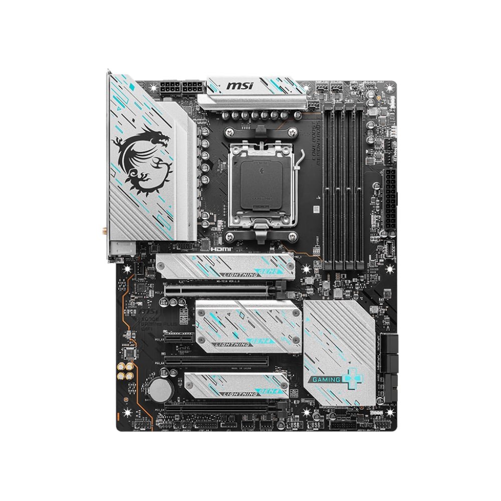 MSI X670E GAMING PLUS WIFI AMD AM5 ATX Gaming Motherboard - Image 2