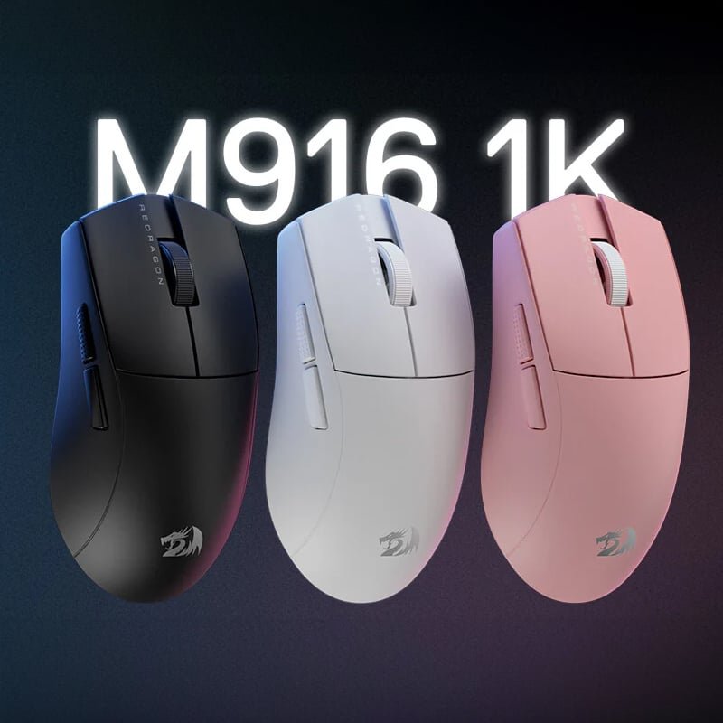 REDRAGON M916 PRO 1K 3-Mode Wireless Gaming Mouse - Black - Image 4