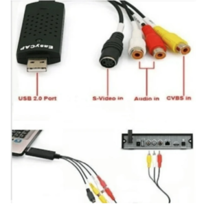 Easycap USB 2.0 Video TV DVD VHS Audio Capture Adapter - Image 3