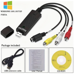 Easycap USB 2.0 Video TV DVD VHS Audio Capture Adapter - Image 6