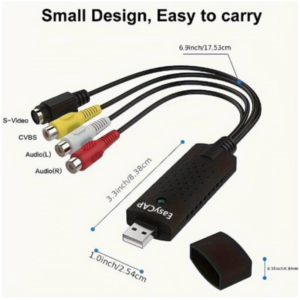 Easycap USB 2.0 Video TV DVD VHS Audio Capture Adapter - Image 7