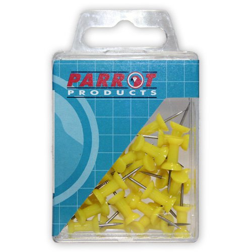 Push Pins (Boxed 30 – Yellow)
