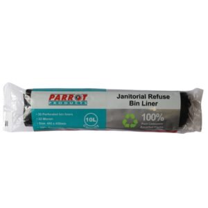 Janitorial Refuse bag 22 Micron 440x450mm 10L