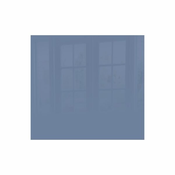 Decorative Glass Wall Tile (598 X 650 X 6mm) Pigeon Blue