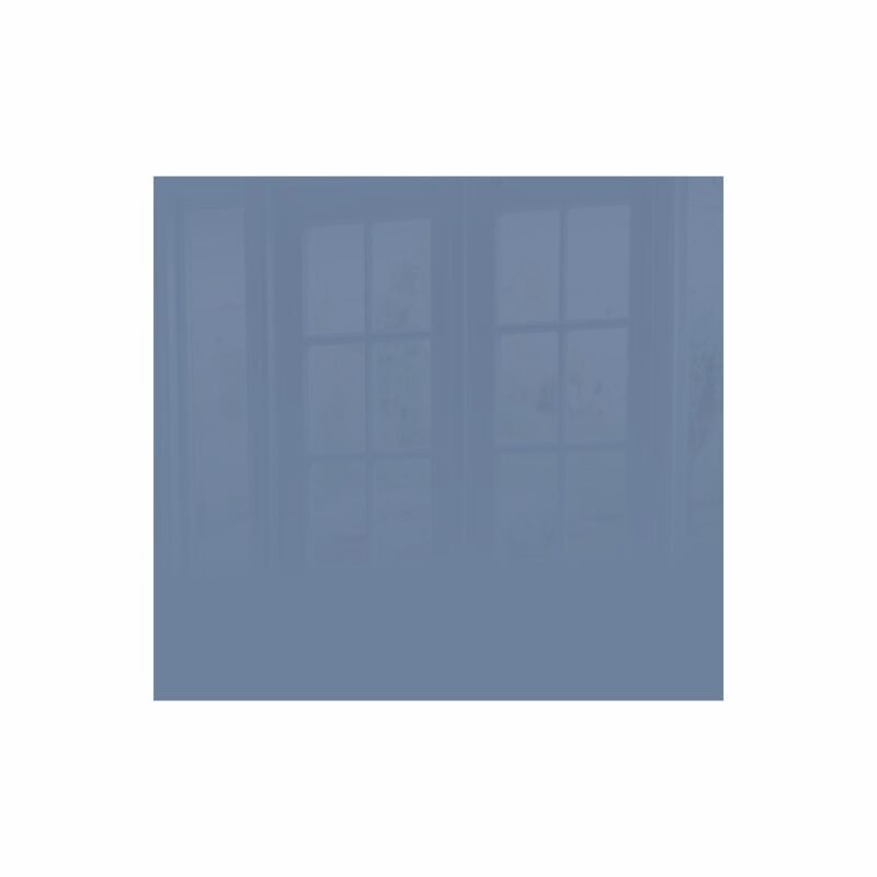 Decorative Glass Wall Tile (598 X 650 X 6mm) Pigeon Blue