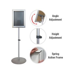 Lollipop Poster Frame Stand (A4 - Portrait)