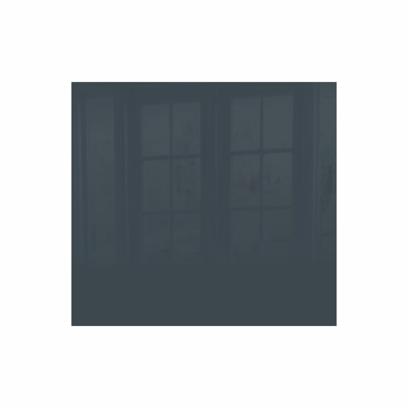 Decorative Glass Wall Tile (598 X 650 X 6mm) Grey Blue