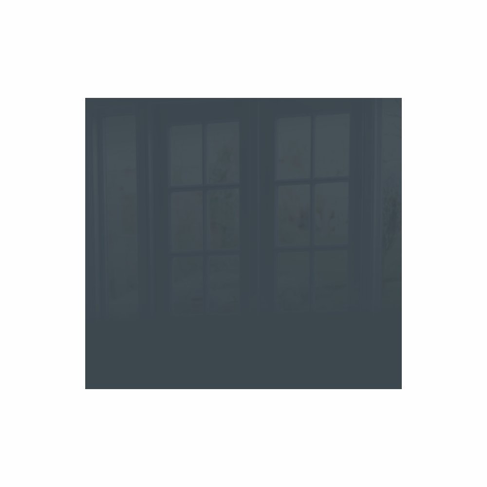 Decorative Glass Wall Tile (598 X 650 X 6mm) Grey Blue