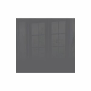 Decorative Glass Wall Tile (598 X 650 X 6mm) Met Gun Metal