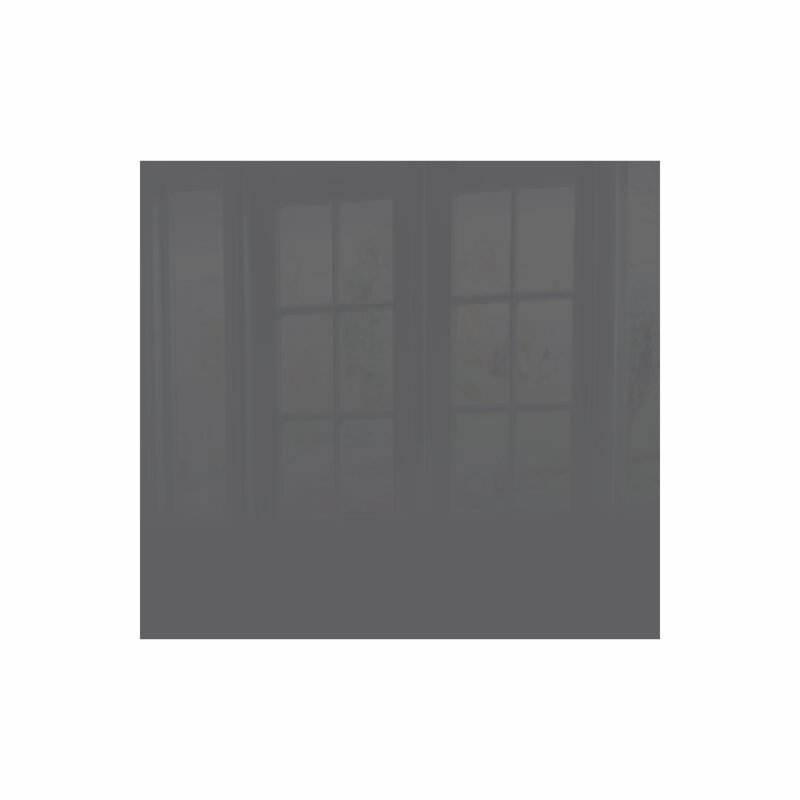 Decorative Glass Wall Tile (598 X 650 X 6mm) Met Gun Metal