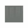 Decorative Glass Wall Tile (598 X 650 X 6mm) Mouse Grey