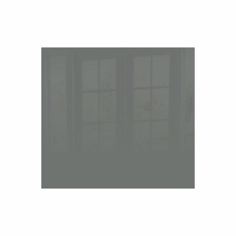Decorative Glass Wall Tile (598 X 650 X 6mm) Mouse Grey