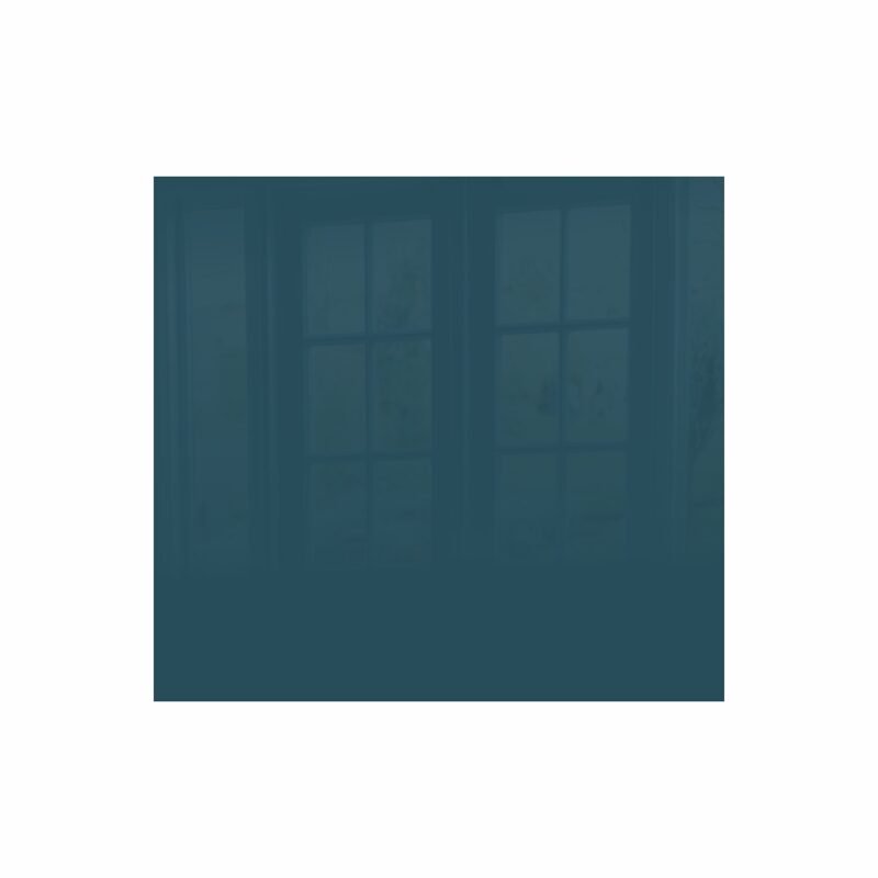 Decorative Glass Wall Tile (598 X 650 X 6mm) Ocean Blue