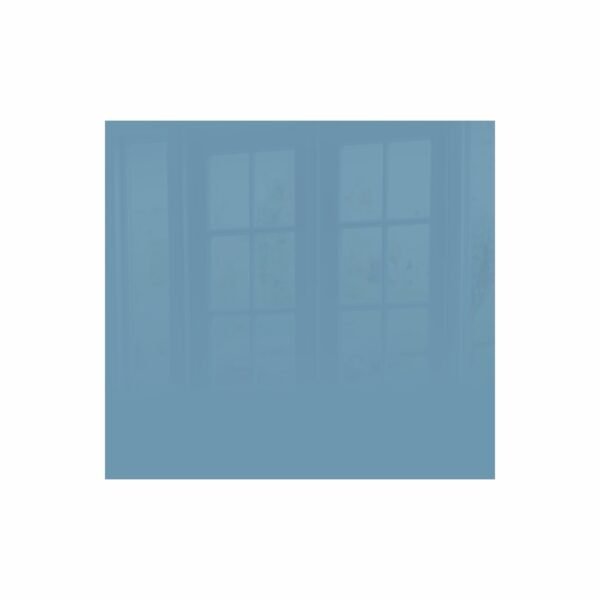 Decorative Glass Wall Tile (598 X 650 X 6mm) Pastel Blue