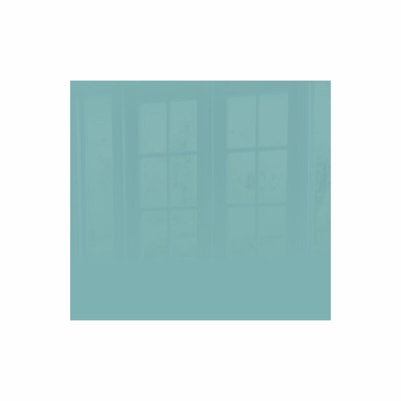 Decorative Glass Wall Tile (598 X 650 X 6mm) Pastel Turquoise