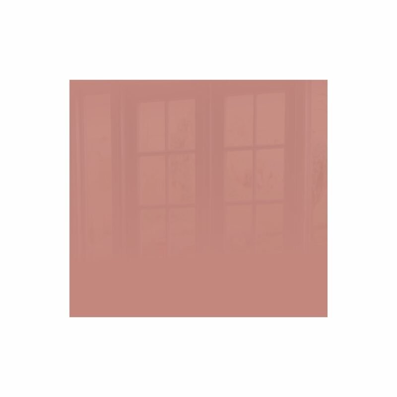 Decorative Glass Wall Tile (598 X 650 X 6mm) Rose Gold