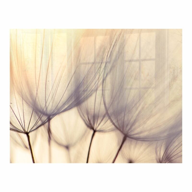 Decorative Glass Wall Tile (898 X 700 X 6mm) Dandelion Floret