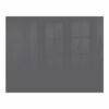 Decorative Glass Wall Tile (898 X 700 X 6mm) Met Gun Metal