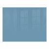 Decorative Glass Wall Tile (898 X 700 X 6mm) Pastel Blue