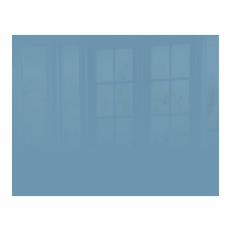 Decorative Glass Wall Tile (898 X 700 X 6mm) Pastel Blue