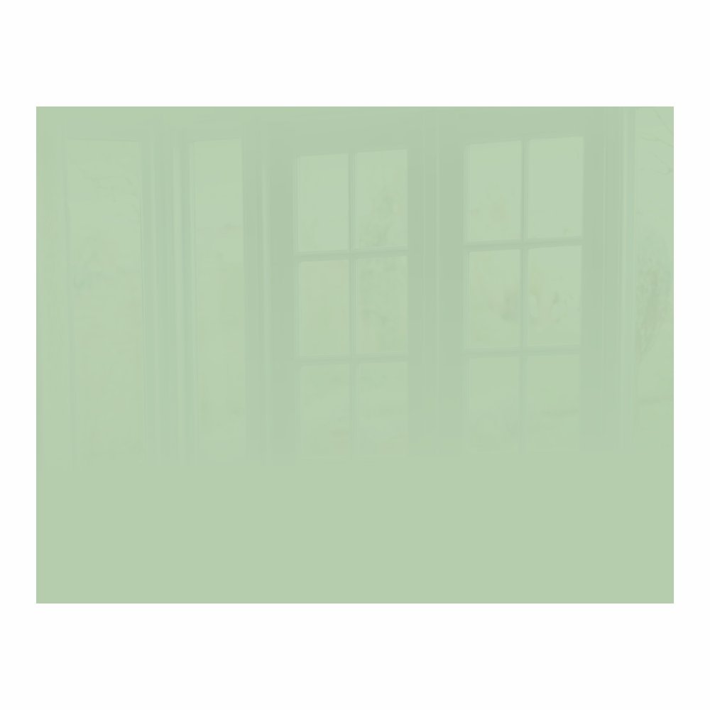 Decorative Glass Wall Tile (898 X 700 X 6mm) Pastel Green