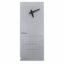 Glass Clock With Notes (200 x 580mm - Grey)