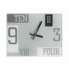 Glass Clock (210 x 300mm - Grey)